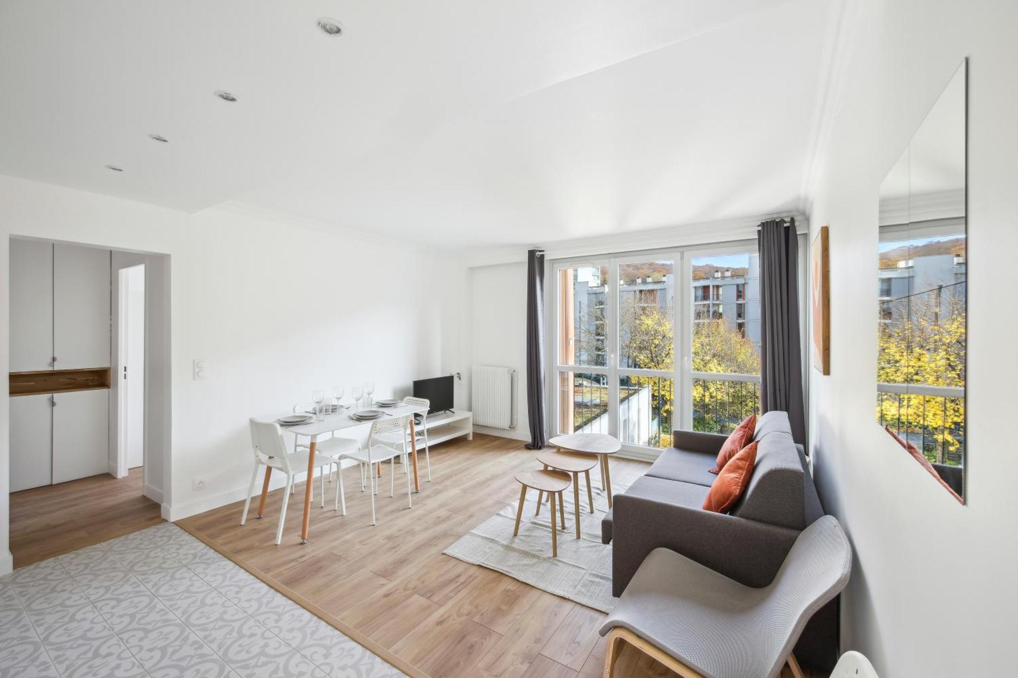 Chic Apart With Parking Appartement Chaville Buitenkant foto